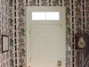 Front entry door with only transom in home