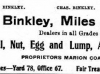 Binkley, Miles & Co. Coal
