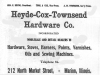 Heyde Cox Townsend Hardware