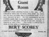 Scobey Funeral Home Ad, 1933, 415 E. Main Street