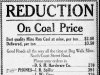 Reduction in Coal Prices