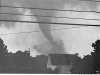 Tornado approaching town