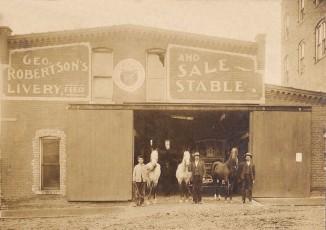 George Robertson's Livery Stable