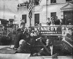 John F. Kennedy visit in 1960 election