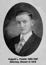 August Fowler 1918
