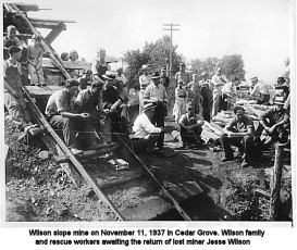 Wilson slope mine Nov. 11, 1937