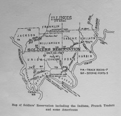 Soldiers Reservation Map 1787