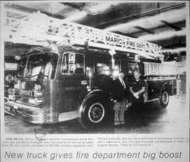 Fire Dept Ladder truck 2 9 88