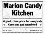 Marion Candy Kitchen 1922